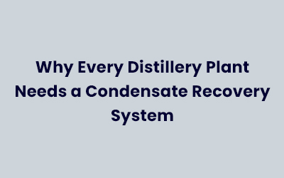 Condensate Recovery System for Distillery Plants